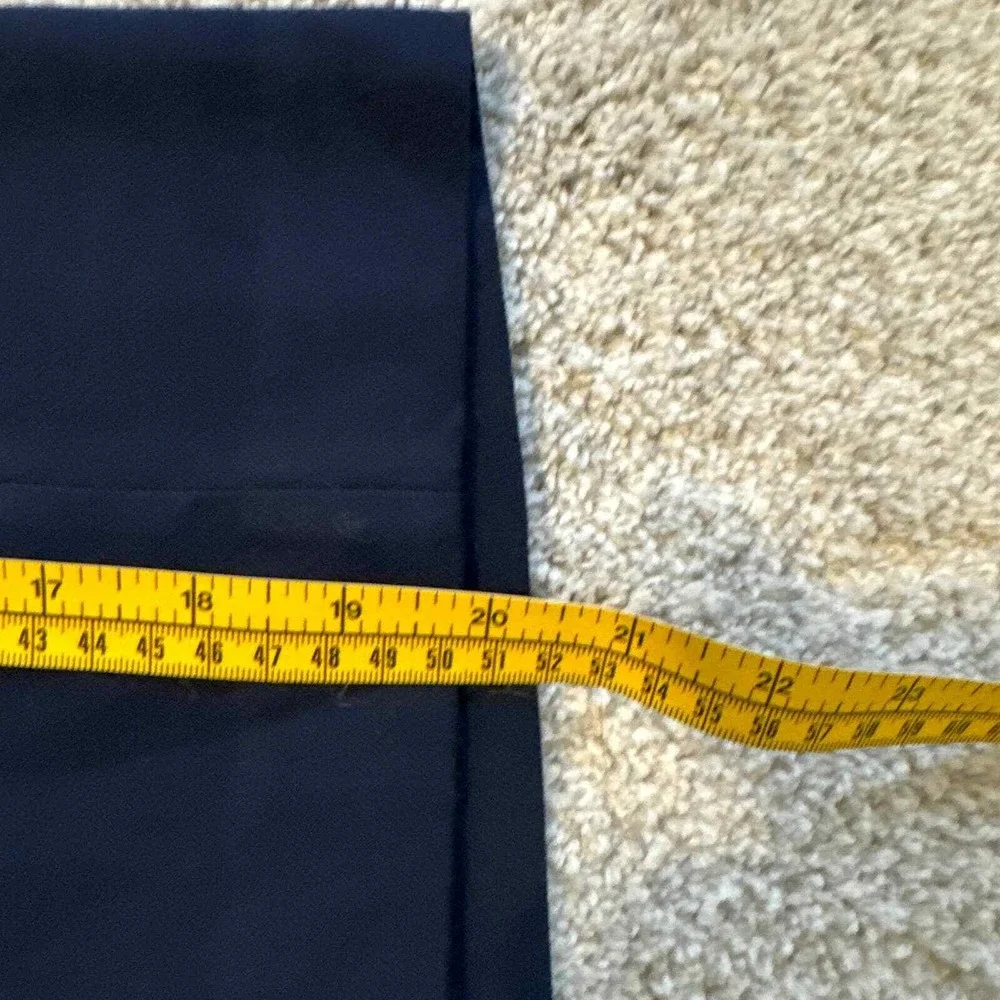 Banana Republic Navy Blue Double Breasted Button Front‎ Pencil Skirt Size 6